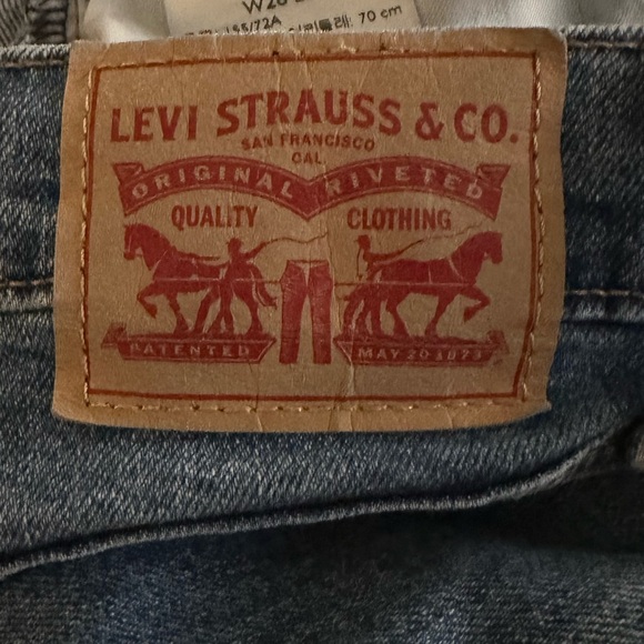 LEVI’S Wedgie Straight Fit Jeans in Summer Love In The Mist - Picture 12 of 14